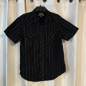 Arizona Mens Skull Button Down Shirt